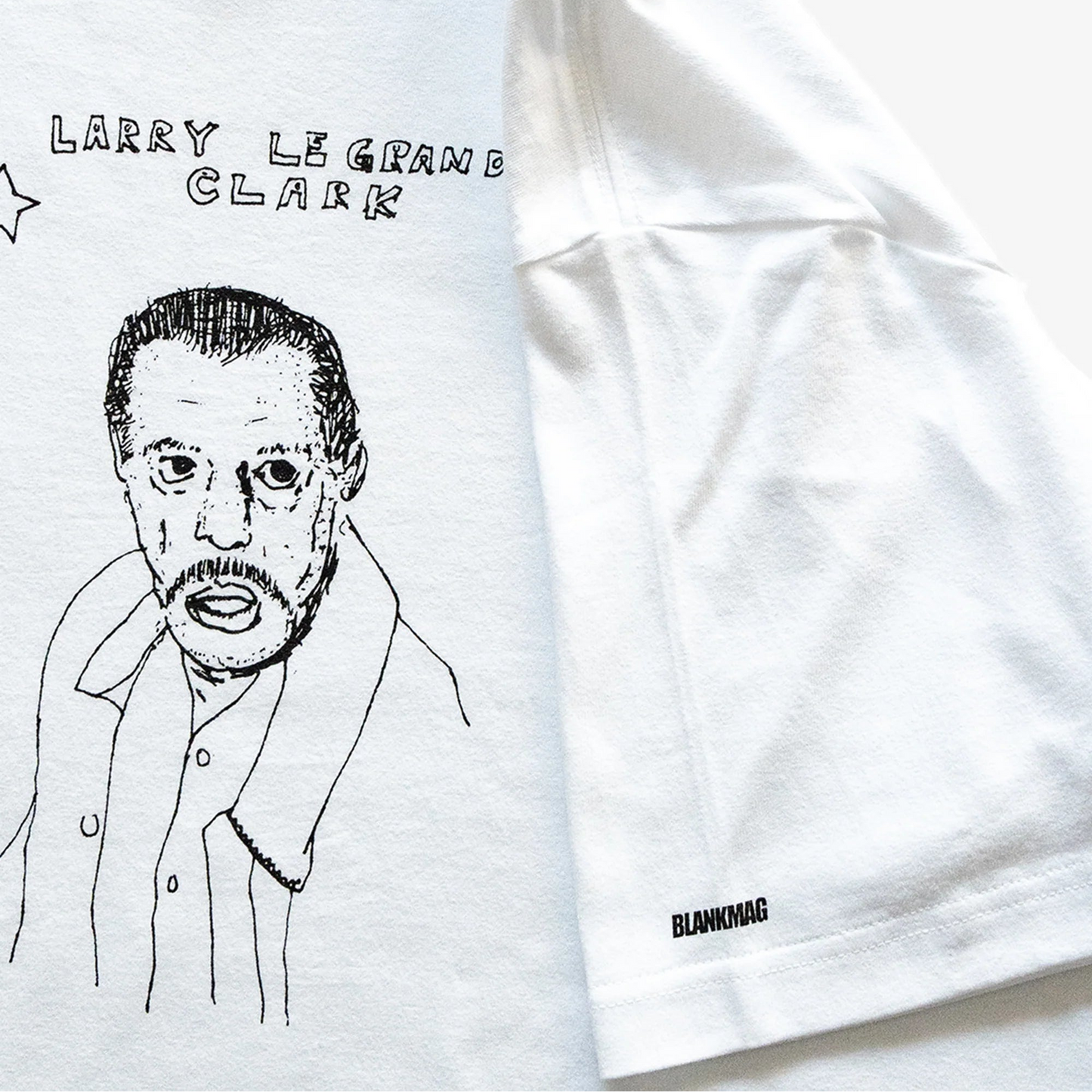BLANK MAG Self-Portait  S/S tee White部分写真
