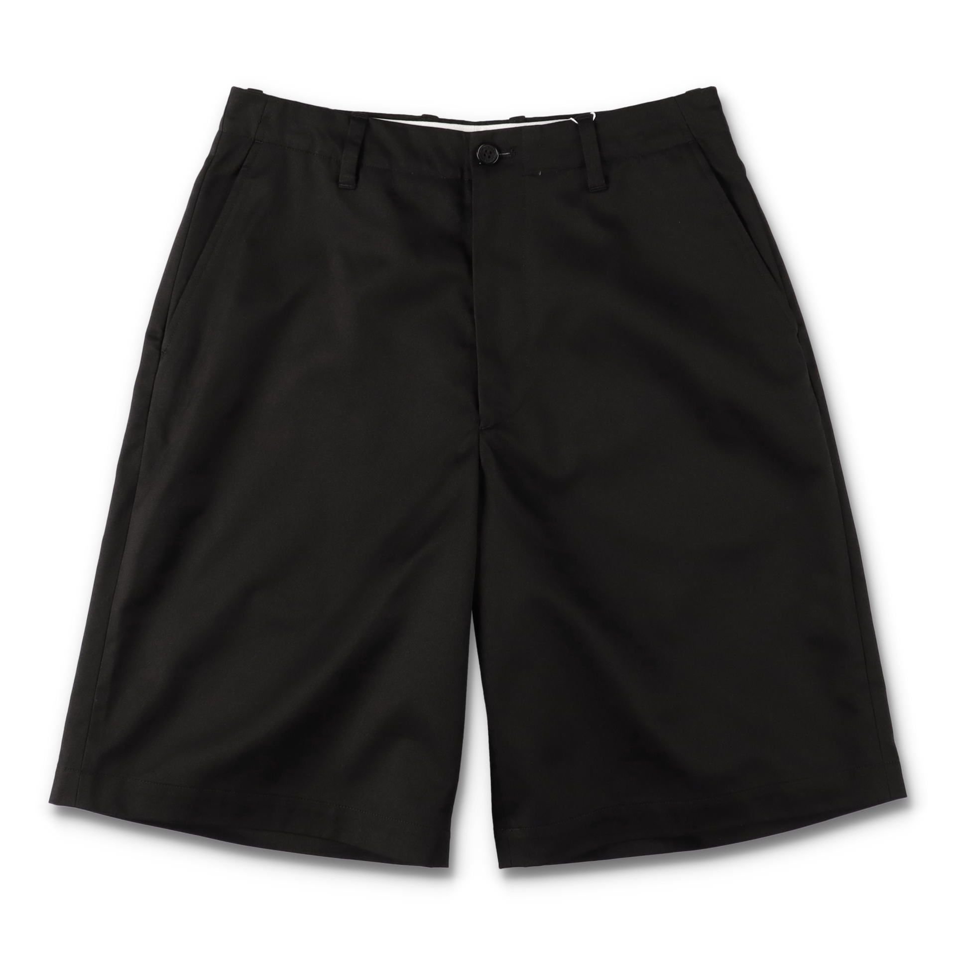 UNIVERSAL PRODUCTS - NO TUCK CHINO SHORTS BLACK – STUDY SHOWROOM STORE