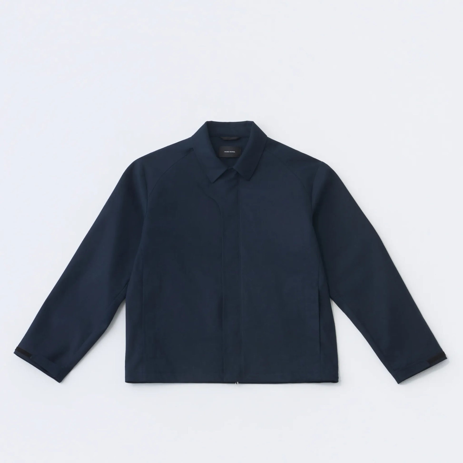 Hiking Patrol WAYPOINT LINEN COTTON MIXED WP JACKET DK NAVY フロントデザイン 長袖ジャケット 全体ビュー