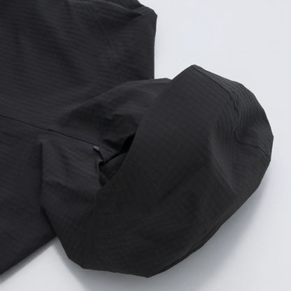 Hiking Patrol WAYPOINT RIPSTOP HOODED JACKET CHARCOAL BLACK フードディテール 素材感