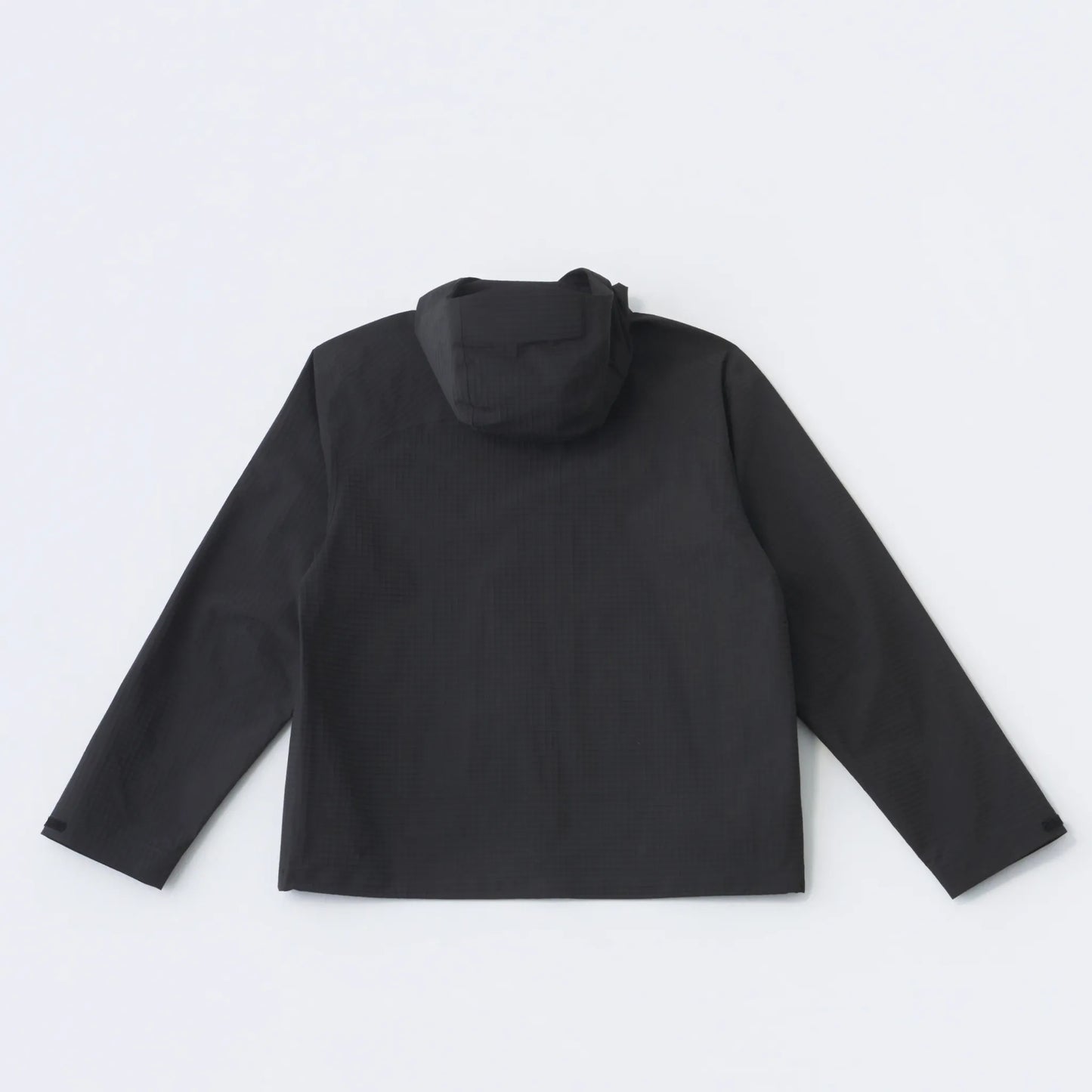 Hiking Patrol WAYPOINT RIPSTOP HOODED JACKET CHARCOAL BLACK バックデザイン 背面シルエット