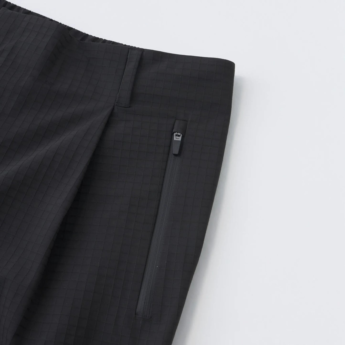 Hiking Patrol WAYPOINT RIPSTOP PLEATED TROUSER CHARCOAL BLACK ポケットディテール 止水ファスナー仕様