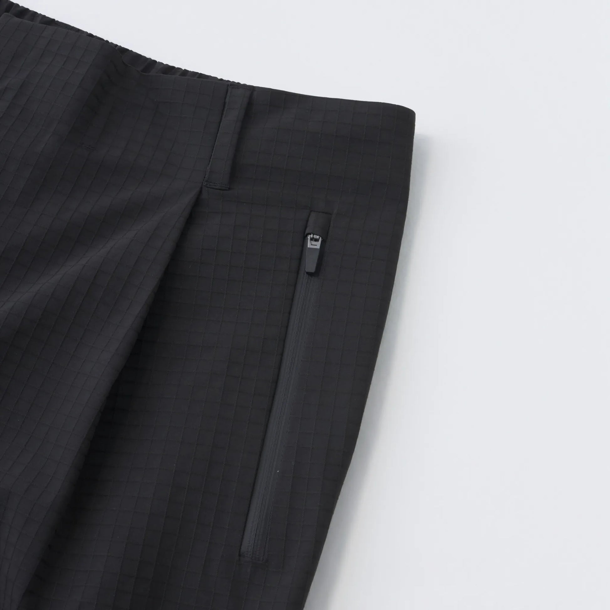Hiking Patrol WAYPOINT RIPSTOP PLEATED TROUSER CHARCOAL BLACK ポケットディテール 止水ファスナー仕様