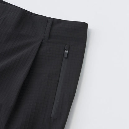 Hiking Patrol WAYPOINT RIPSTOP PLEATED TROUSER CHARCOAL BLACK ポケットディテール 止水ファスナー仕様
