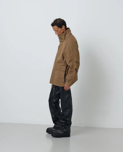 SUNFLOWER Winter Field Jacket Khaki 着用イメージ 側面