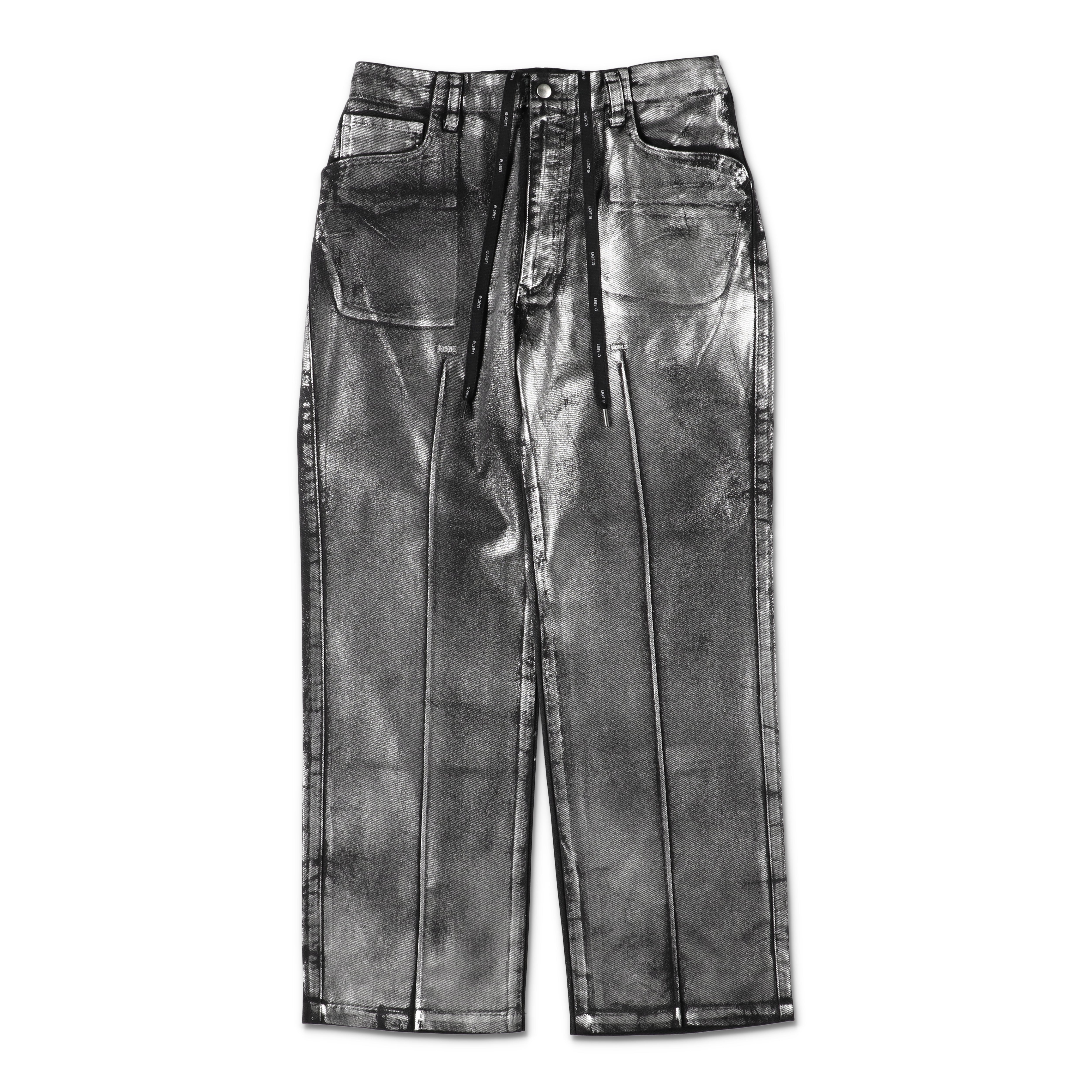 パンツ e.sen TONY P/C TWILL GREY / BLACK S e.sen / TONY / PC TWILL