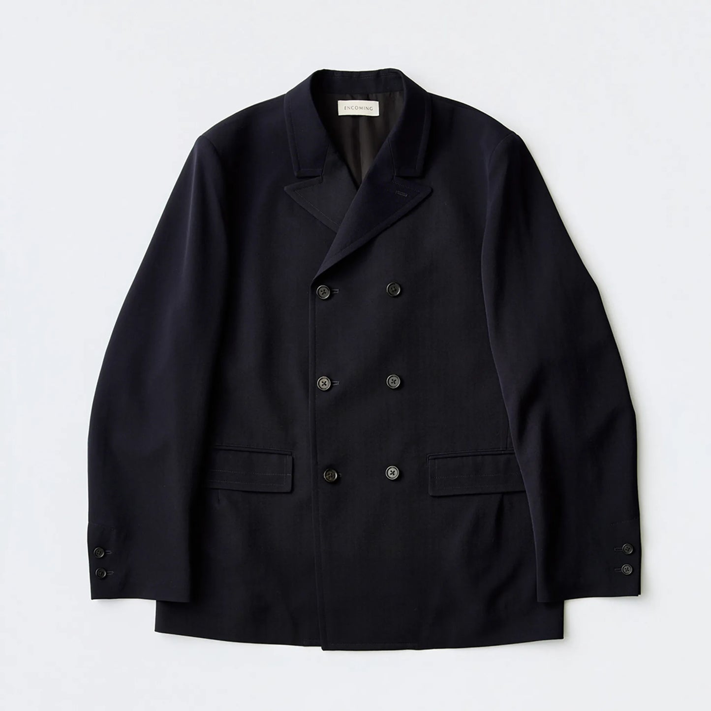ENCOMING Doubled Middle Blouson Navy【DMBL-NV】フロント画像