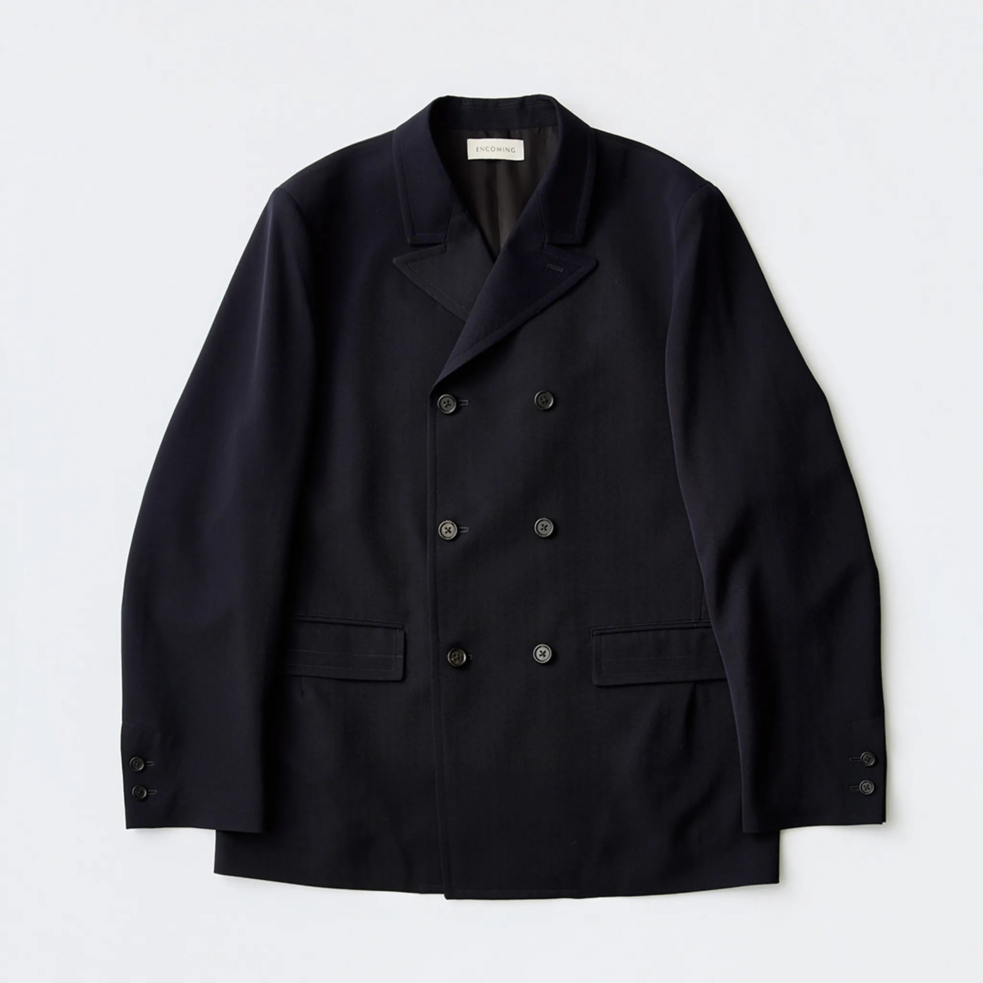 ENCOMING Doubled Middle Blouson Navy【DMBL-NV】フロント画像