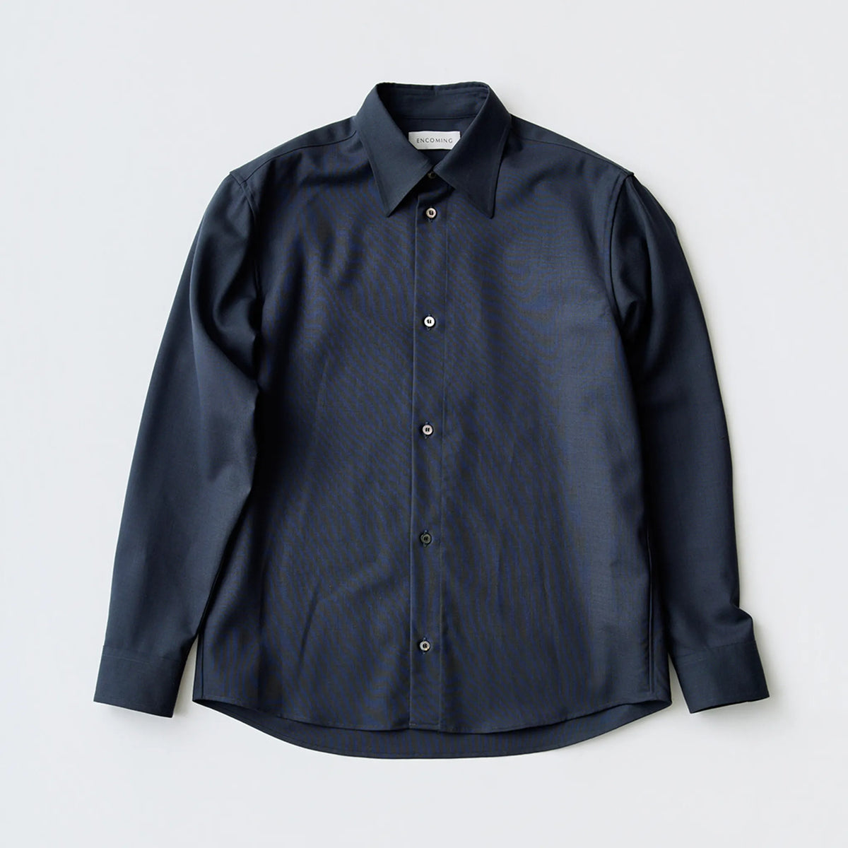 ENCOMING Endr Long Sleeve Shirt Blue Grey 商品画像 正面