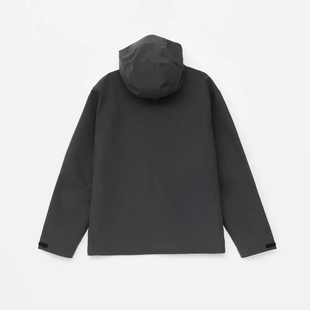 Hiking Patrol ARC 3L SHELL JACKET CHARCOAL BLACK 背面