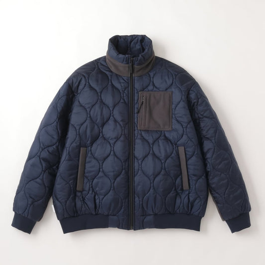 S.F.C QUILTED PUFF JACKET Navy / Grey【SFCFW23SPJ01】