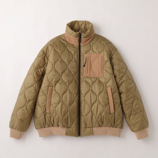 S.F.C QUILTED PUFF JACKET Khaki / Beige【SFCFW23SPJ01】