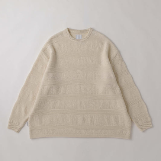 S.F.C SIDE STRIPES KNIT Off White【SFCFW23KN01】(N)