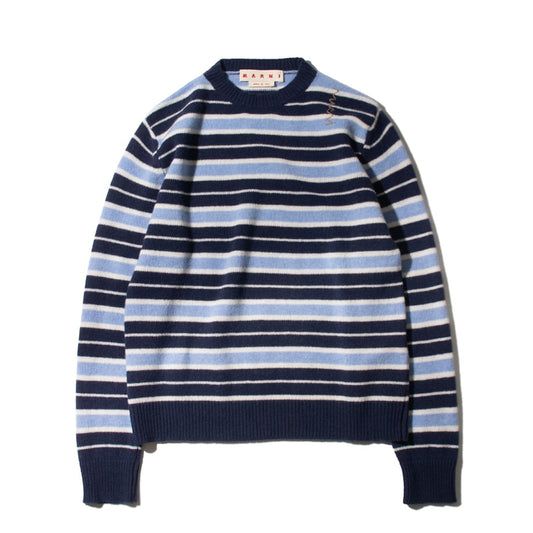 MARNI  ROUNDNECK SWEATER BLUE LILAC【GCMG0434Q0UFZ385】(N)