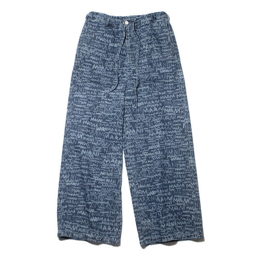 MARNI TROUSERS BLUE KYANITE【PUJU0104A0USCX38】(N)