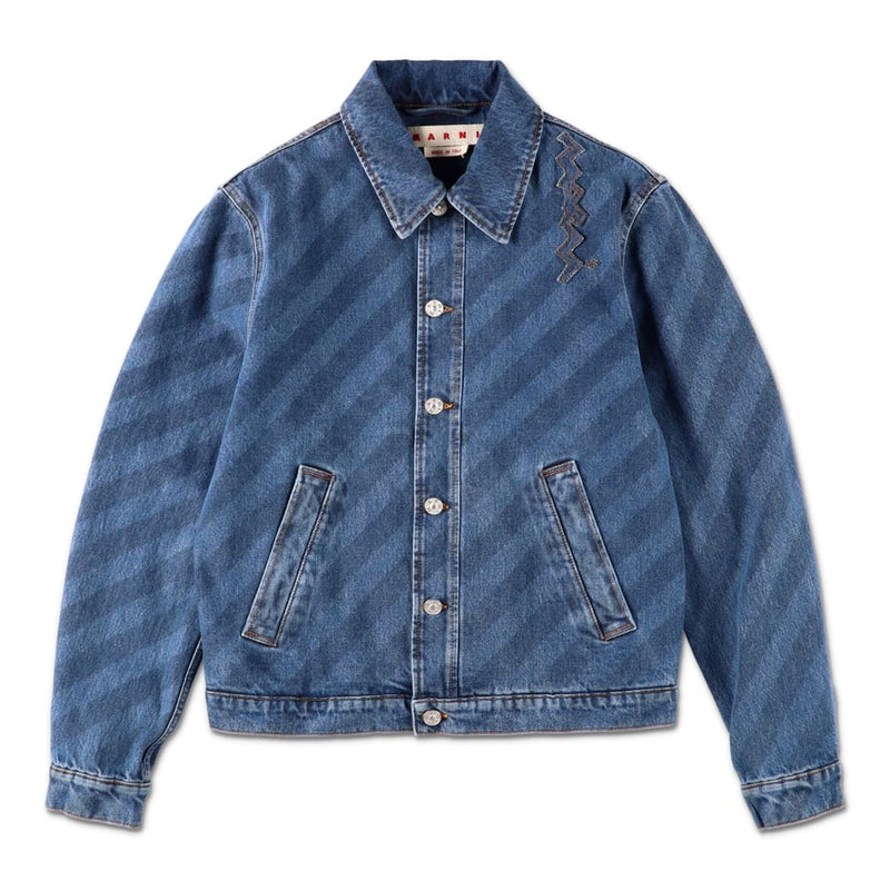 MARNI - JACKET BLUE KYANITE – STUDY SHOWROOM STORE