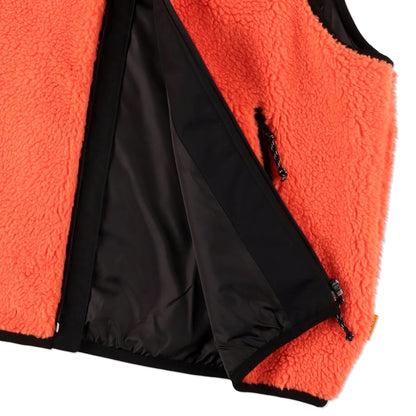 SEE SEE BOA FLEECE VEST【ORANGE】
