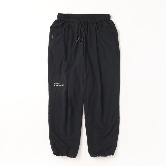 S.F.C STITCHED WIDE TAPERED EASY PANTS Black【SFCSS25P02】(N)