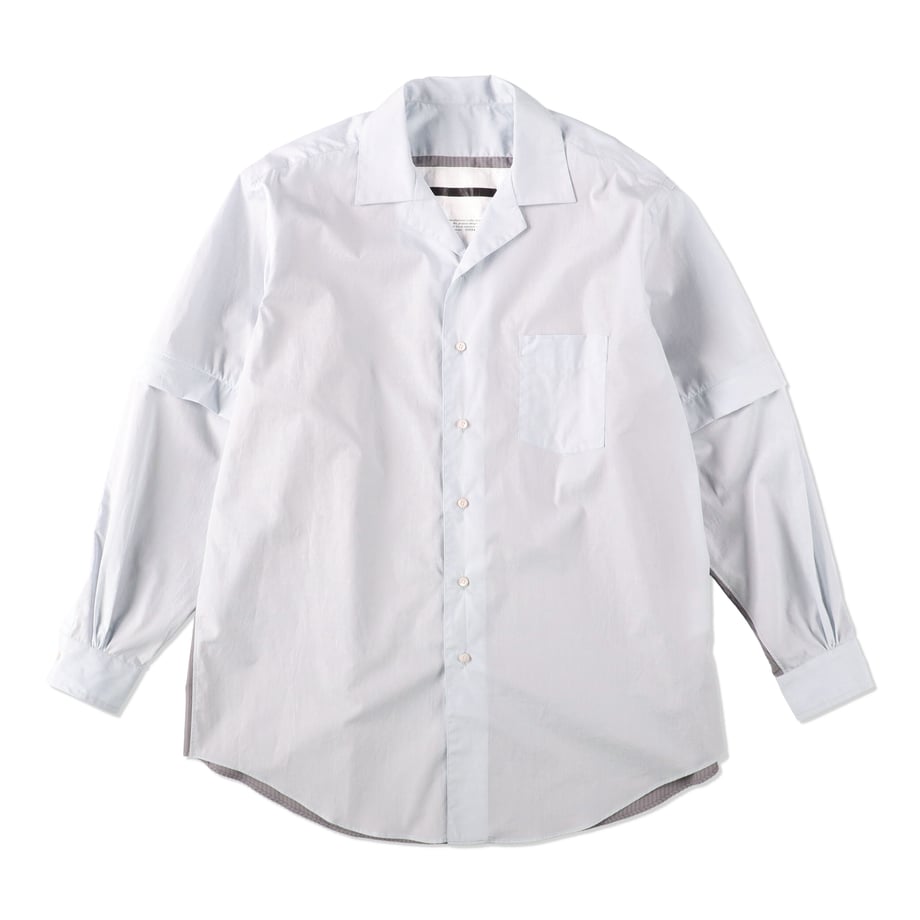 SHEBA OP COLLAR SHIRT GRAY【23014001】(N)