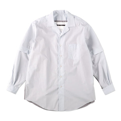SHEBA OP COLLAR SHIRT GRAY【23014001】(N)