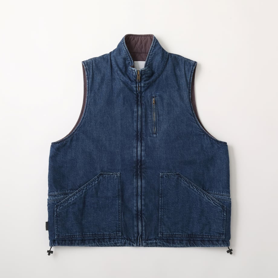 SFC WORKER DENIM VEST Indigo Blue [SFCFW24J10]