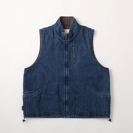 S.F.C WORKER DENIM VEST Indigo Blue【SFCFW24J10】