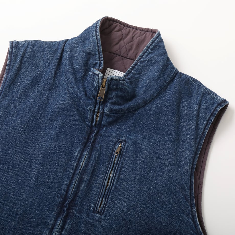 SFC WORKER DENIM VEST Indigo Blue [SFCFW24J10]