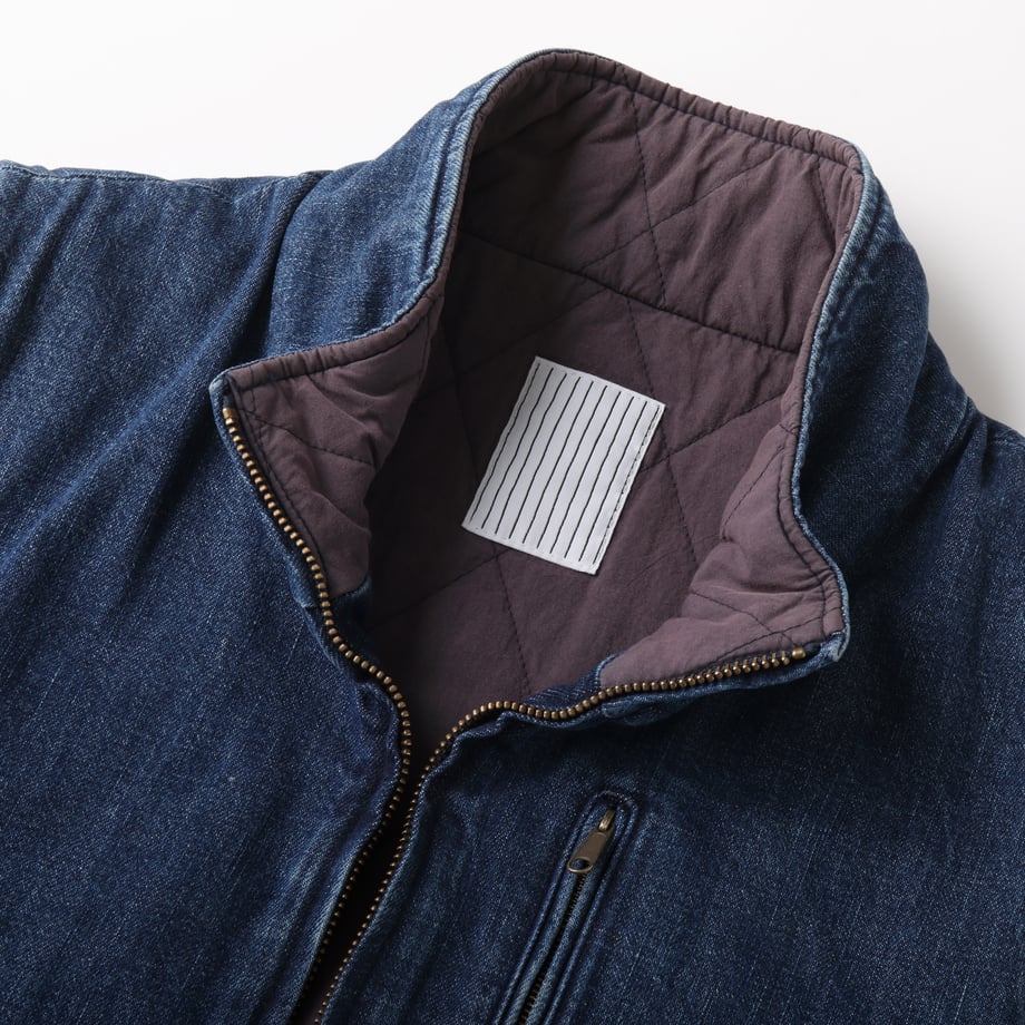 SFC WORKER DENIM VEST Indigo Blue [SFCFW24J10]