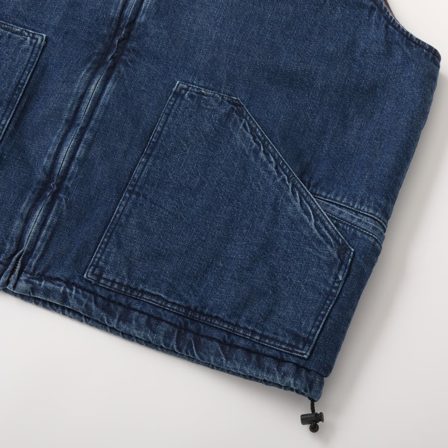 SFC WORKER DENIM VEST Indigo Blue [SFCFW24J10]
