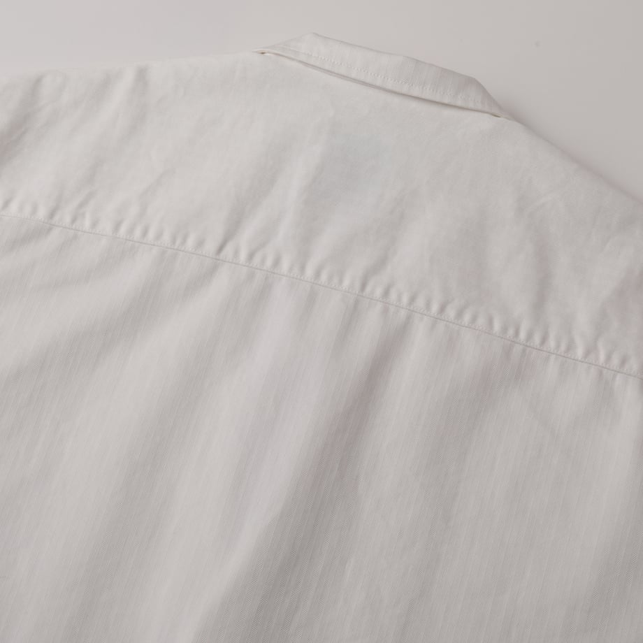 S.F.C TAILORED SHIRT JACKET Off White HERRINGBONE 【SFCFW24S01】
