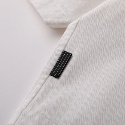 S.F.C TAILORED SHIRT JACKET Off White HERRINGBONE 【SFCFW24S01】