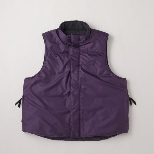 SEE SEE REVERSIBLE PUFF VEST【PURPLE/GREY】