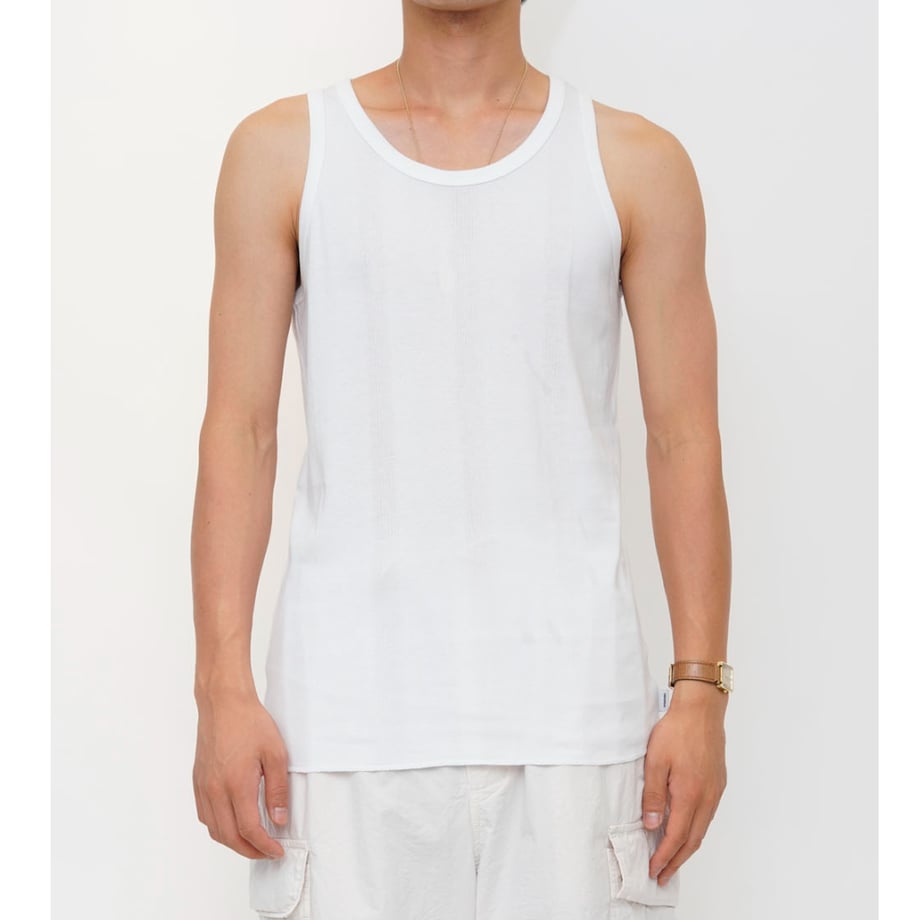 UNIVERSAL PRODUCTS. MILLER 2PAC TANK TOP WHITE [241-60901] (N)