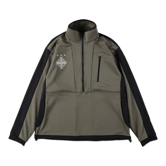 SOLARIS SPORTS HALF ZIP TRACK JACKET BLACK【SOLFW23J02】