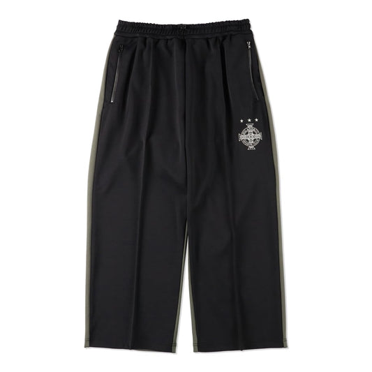 SOLARIS SPORTS WIDE TRACK PANTS BLACK【SOLFW23P02】