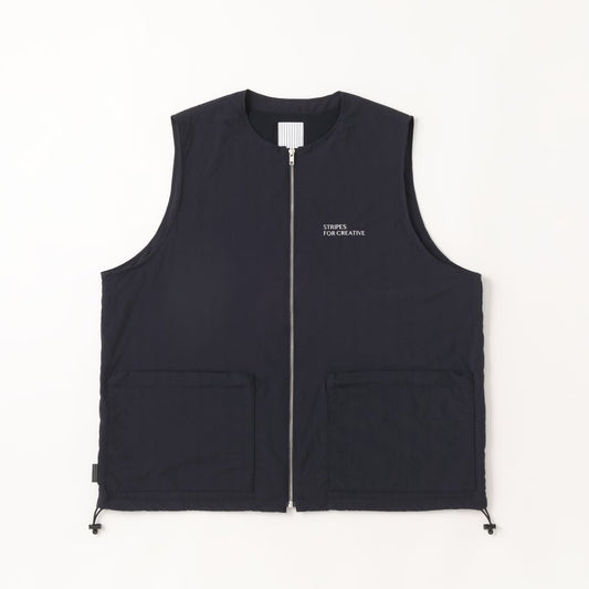 S.F.C STITCHED  ZIP VEST Navy【SFCSS25J05】(N)