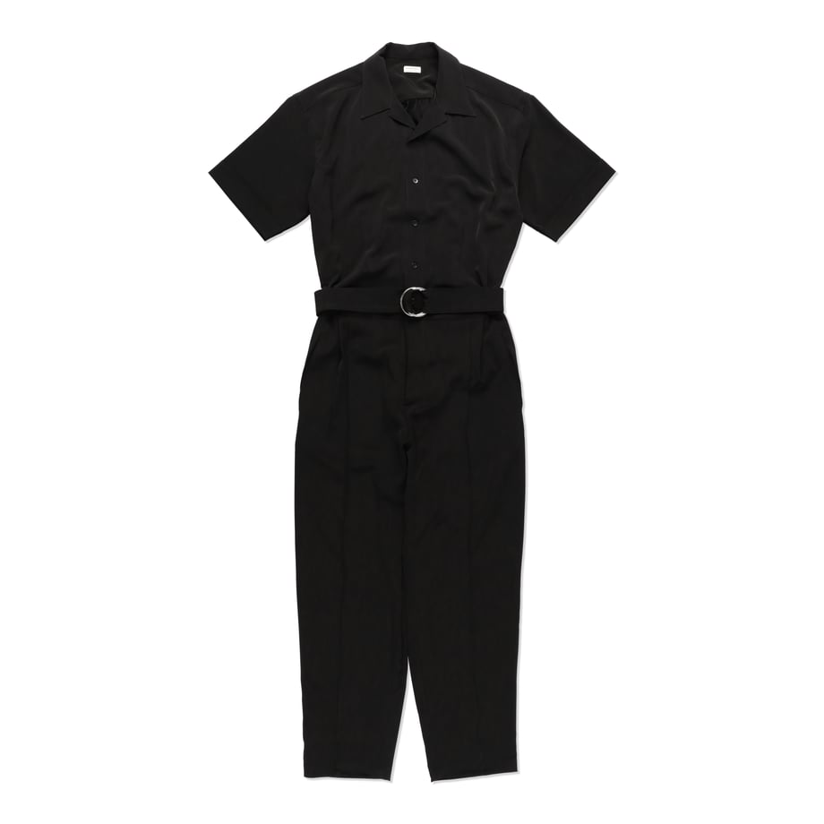 SOLARIS&Co.  POPLIN JUMP SUIT "JUPITER" BLACK【X02001】(N)