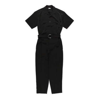 SOLARIS&Co.  POPLIN JUMP SUIT "JUPITER" BLACK【X02001】(N)