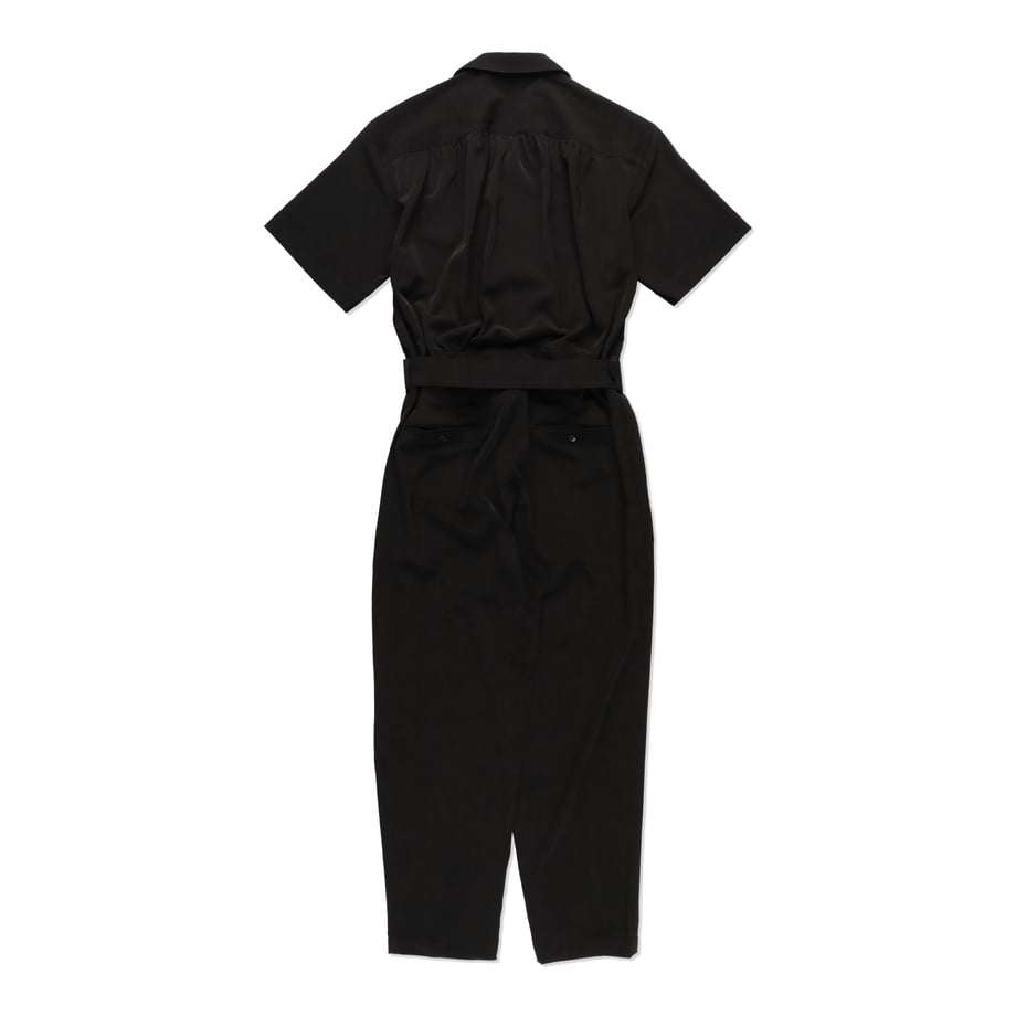 SOLARIS&Co.  POPLIN JUMP SUIT "JUPITER" BLACK【X02001】(N)