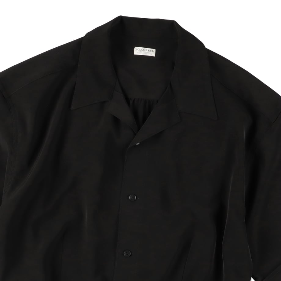 SOLARIS&Co.  POPLIN JUMP SUIT "JUPITER" BLACK【X02001】(N)