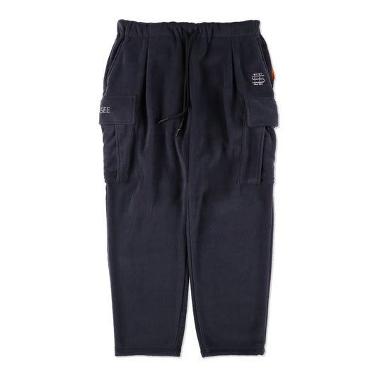 SEE SEE CARGO FLEECE PANTS【NAVY】