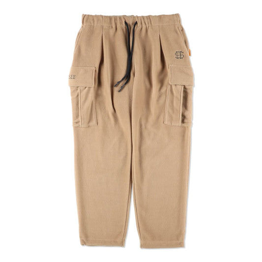 SEE SEE CARGO FLEECE PANTS【BROWN BEIGE】