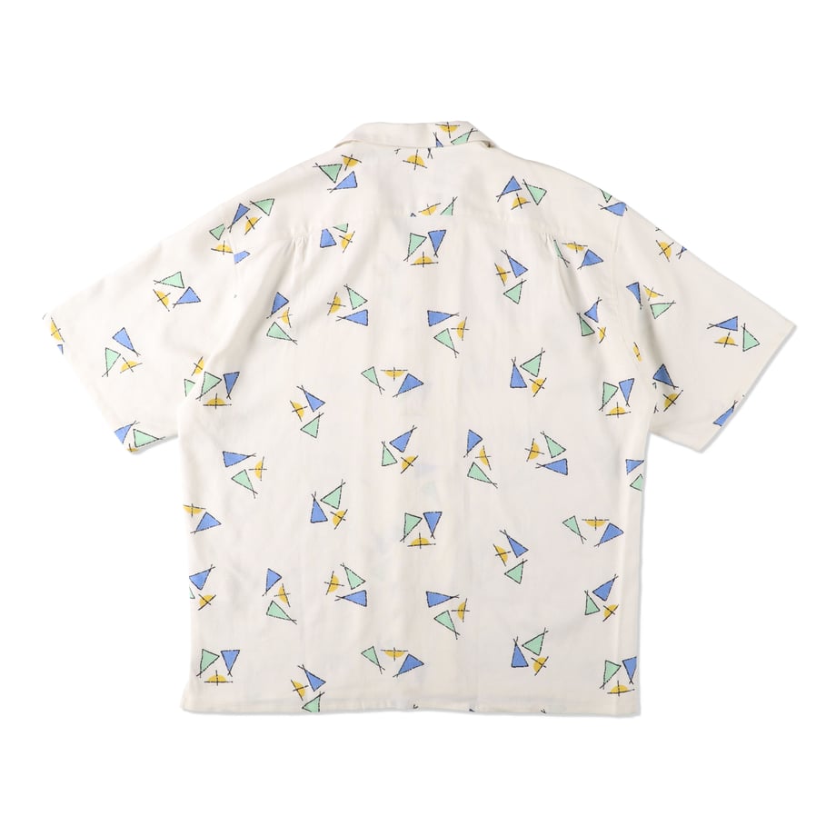 SOLARIS & Co. ATOMIC S/S OP SHIRT "TROPICANA" WHITE【V02003】