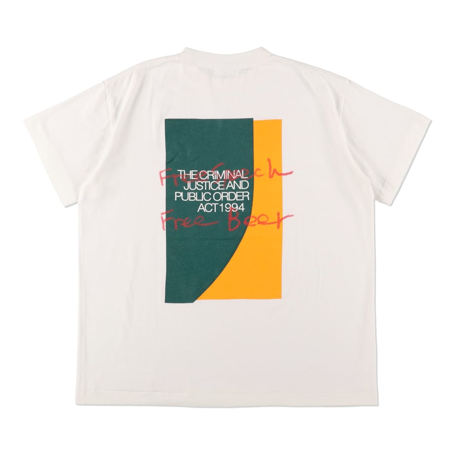 SHEBA JUSTICE BEER T-SHIRT WHITE【24015001】(N)