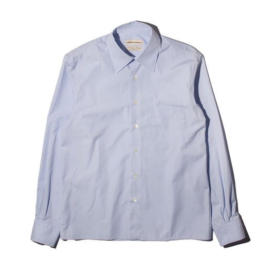 LIGHT BLUE CAMISA SHIRT – CAMISAS MANOLO 正面全体画像