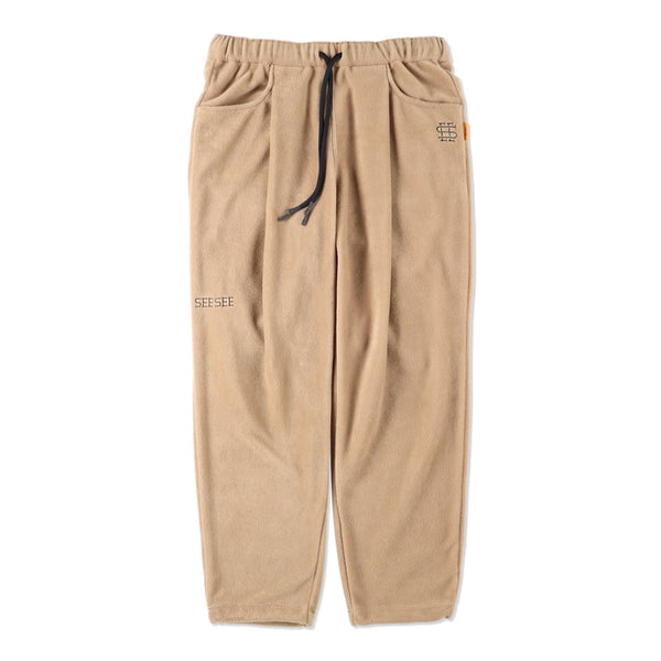 パンツ SEESEE WIDE TAPERED EASY PANTS NAVY L SEE SEE TAPERED EASY PANTS