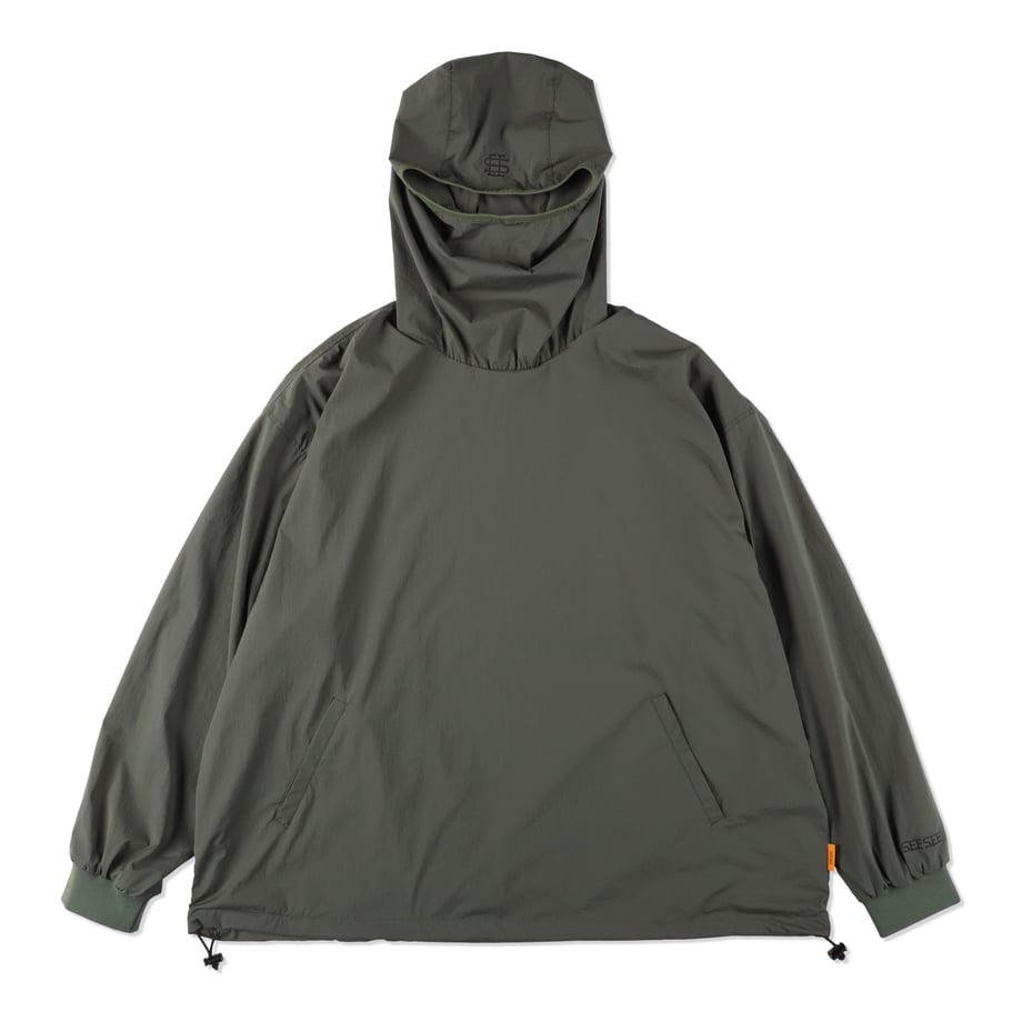 SEE SEE NYLON HOODY【OLIVE】