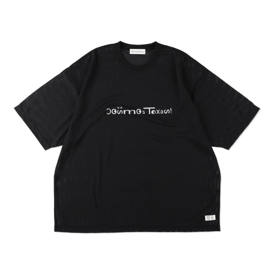 COSMOS TEXAS cosmos texas logo mesh tee black【ctss25CS02】(N)