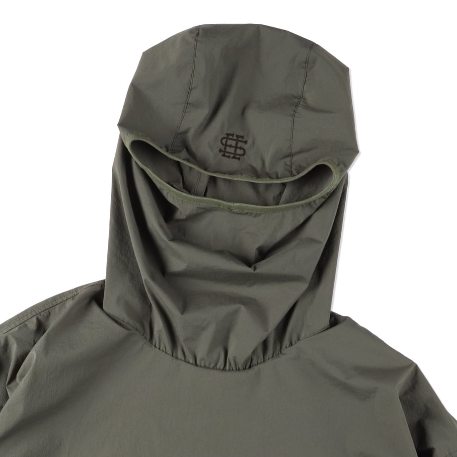 SEE SEE NYLON HOODY【OLIVE】