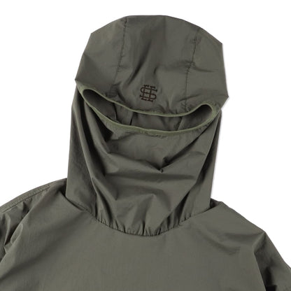 SEE SEE NYLON HOODY【OLIVE】